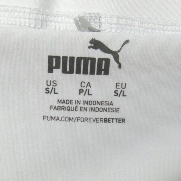 Puma Pwrshape White Gray Stripe Skort Skirt Size S Golf Tennis Pickleball New - Picture 7 of 14